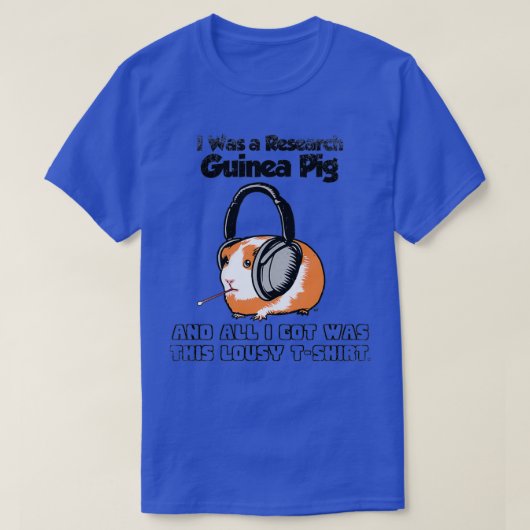 Ich war eine Guinea T-Shirt (Design vorne)