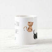 Ich war eine Katze in meiner letzten Leben-Tasse Kaffeetasse (Mittel)