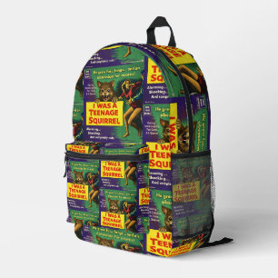 Ich war eine Teenager-Eichhörnchen-Parodie Bedruckter Rucksack