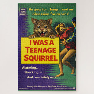 Ich war eine Teenager-Eichhörnchen-Parodie Puzzle