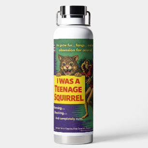 Ich war eine Teenager-Eichhörnchen-Parodie Trinkflasche