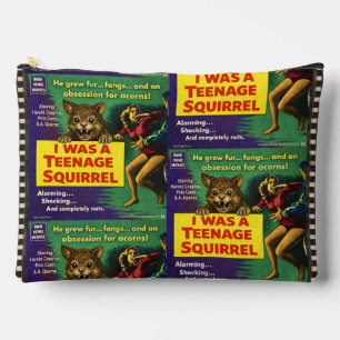 Ich war eine Teenager-Eichhörnchen-Parodie Zubehörtasche