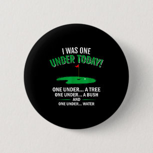 Ich war einer unter lustigem Golf Liebhaber Golfer Button