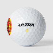 "Ich war einmal verloren, aber jetzt bin ich gefun Golfball (Logo)