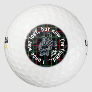 Ich war einmal verloren, aber jetzt bin ich gefund golfball