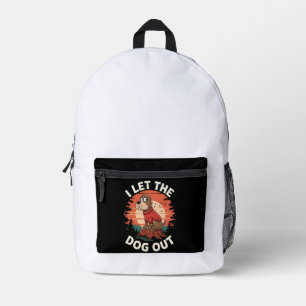 Ich war es, der den Hund gelassen hat Bedruckter Rucksack