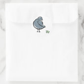 Ich war es nicht runder aufkleber (Tasche)