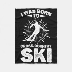 Ich war Geboren, das Langlaufski-Wintersportort zu Fleecedecke