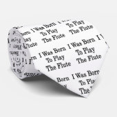 Ich war geboren, die Flöte zu spielen Krawatte (Gerollt)