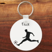 Ich war geboren Fußball zu spielen Schlüsselanhänger (Vorderseite)