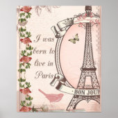 Ich war Geboren, in Paris zu leben Poster (Vorne)