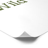 Ich war Geboren, Wild Giraffe Poster zu sein (Ecke)