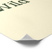 Ich war Geboren, Wild Giraffe Poster zu sein (Ecke)