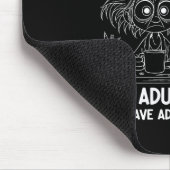 Ich war Gefühl Moody und ein bisschen runter Latel Mousepad (Ecke)