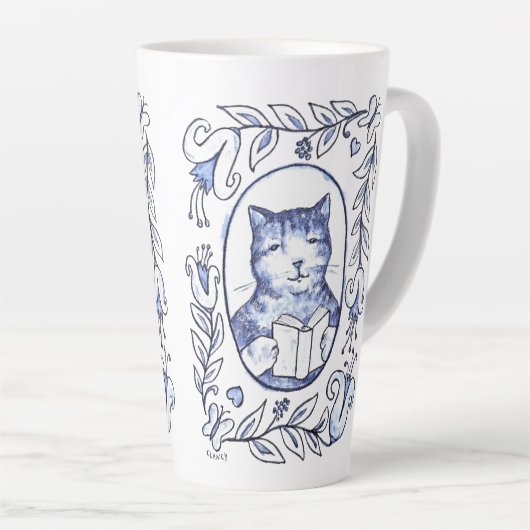 Ich war Gerahmt Milchtasse (Rechte Ecke)