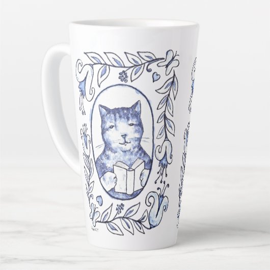 Ich war Gerahmt Milchtasse (Linke Ecke)