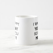 Ich war gestern glücklich kaffeetasse (Mittel)