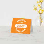 Ich war gezwungen, in den Vorruhestand zu gehen Karte (Gelbe Blume)