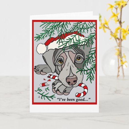 "Ich war gut." Karte (Gelbe Blume)