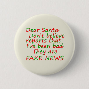 Ich war gute Fake News-Buttons Buttone Button