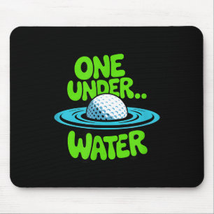 Ich war heute unter lustiger Wasserhindernis Mousepad