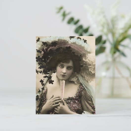 Ich war im Garten Postkarte (Stehend Vorderseite)