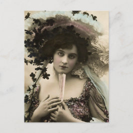 Ich war im Garten Postkarte