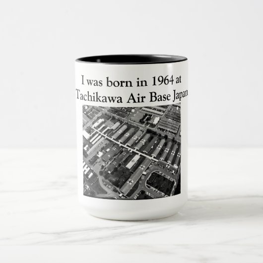 Ich war im Jahre 1964 an Tachikawa-Flughafen Japan Tasse (Zentrum)