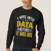 Ich war in Data Scientist Data Science Data Analys Sweatshirt (Vorderseite)