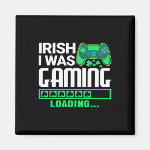 Ich war irisch gammend Lustiger St. Patricks Day G Magnet