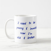 Ich war jung und unsterblich kaffeetasse (Links)