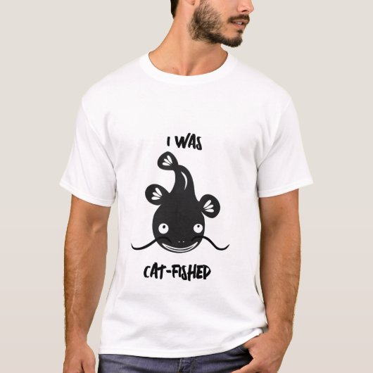 ICH WAR KATZE-FISCHEREI-BASIC T-Shirt (Vorderseite)