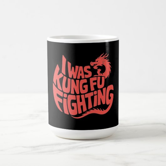 Ich war Kung-Fu-Kämpfer Kaffeetasse (Mittel)