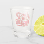 Ich war Kung-Fu-Kämpfer Schnapsglas (Rückseite)