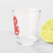 Ich war Kung-Fu-Kämpfer Schnapsglas (Rechts)