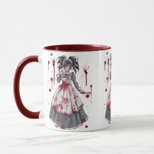 Ich war Mädchen für Sie gotische Tasse (Links)