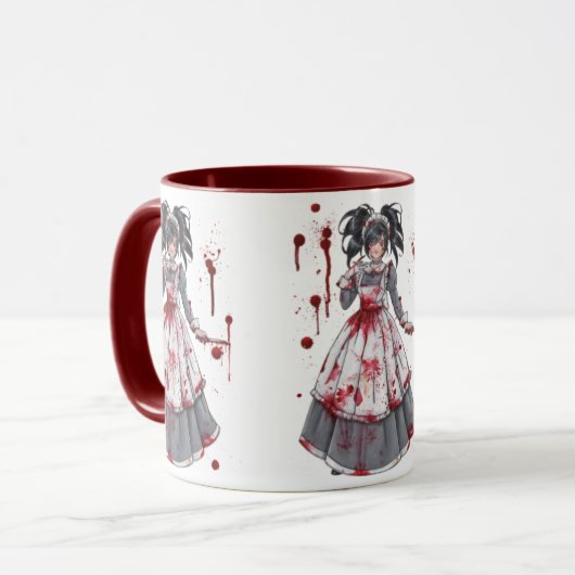 Ich war Mädchen für Sie gotische Tasse (Vorderseite Links)