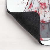 Ich war Mädchen für Sie gotisches Mousepad (Ecke)