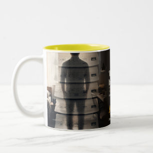 Ich war nicht dort Buchzitat Zweifarbige Tasse