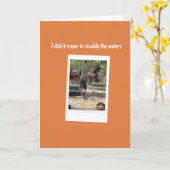 Ich war nicht Gemein zu Muddy The Waters, Entschul Karte (Gelbe Blume)