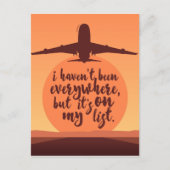 Ich war nicht überall postkarte (Vorderseite)