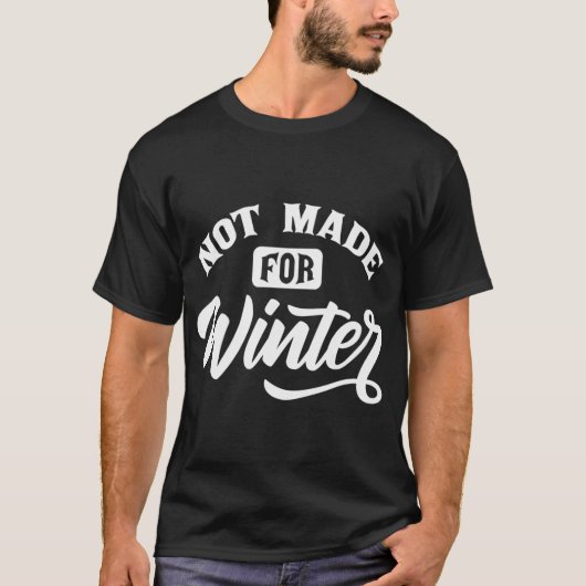 Ich war nicht zum Winter-Sonnenschein Seasona gema T-Shirt (Vorderseite)