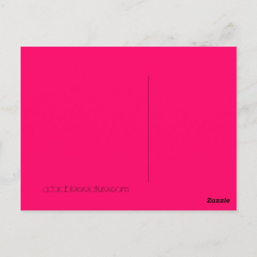 Ich war nie zu Ihnen Postkarte wirklich (Rückseite)