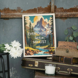 Ich war noch nicht überall Retro Wanderlust Travel Poster