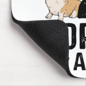 Ich war normal 2 Corgis Ago Dog Mousepad (Ecke)