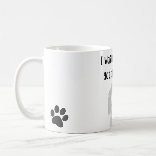 "Ich war normal, bis ich diesen Doodle got! Kaffeetasse (Links)