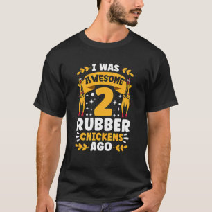 Ich war normal vor 2 Gummi-Hühnern T-Shirt