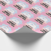 Ich war normal vor drei Katzen Geschenkpapier (Ecke)