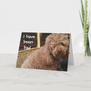 ICH WAR SCHLECHTER GEBURTSTAG KARTE