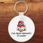 Ich war schmutzig, was? schlüsselanhänger (Rückseite)